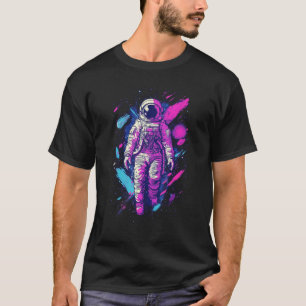 Aesthetic Vaporwave Astronaut Graphic Spaceman Gra T-Shirt