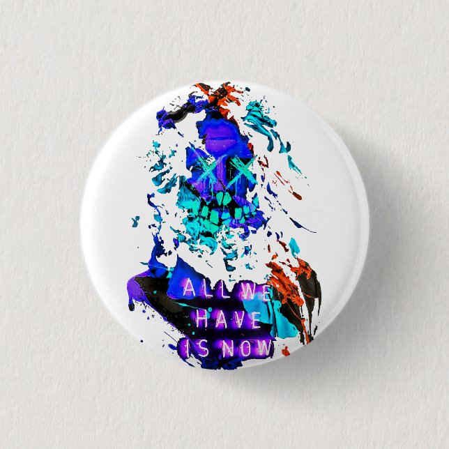 Aesthetic Vaporwave Japanese Futurism Anime 3 Cm Round Badge (Front)