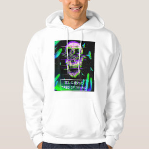 Aesthetic Vaporwave Japanese Futurism Hoodie