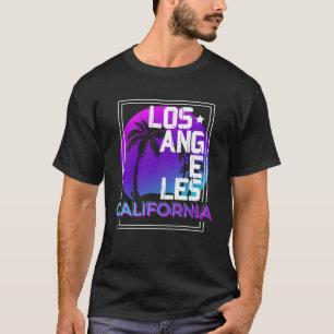 Aesthetic Vaporwave Los Angeles California CA Retr T-Shirt