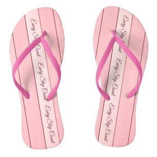 Aesthetic Vertical Wood Pattern Pink Colour  Jandals