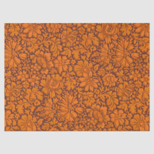 Aesthetic Vintage All Over Floral Print Tissue Paper