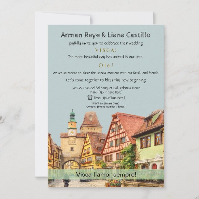 Aesthetic viral Elegance Modern Wedding Invitation (Front)