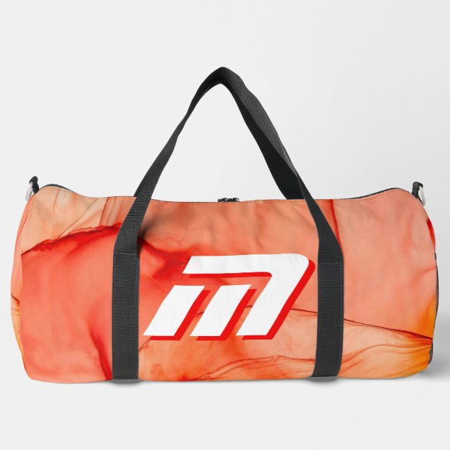 Aesthetic Warm Abstract Graphic Weekend Travel Bag (Front)