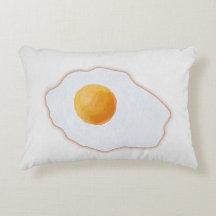 Aesthetic Watercolor Fried Egg Minimalist Art Prin