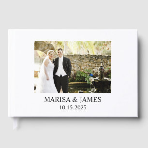 Aesthetic Wedding Guest Book, Signing Book, custom Book