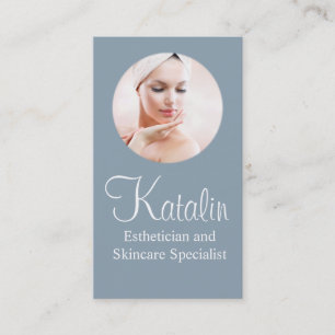 Aesthetician and Skincare Specialist Business Card