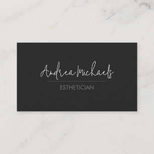Aesthetician Beautician Beauty  Business Card