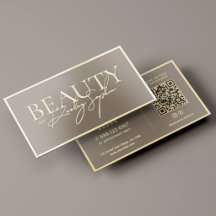 Aesthetician Beauty Salon Taupe Gold Frame