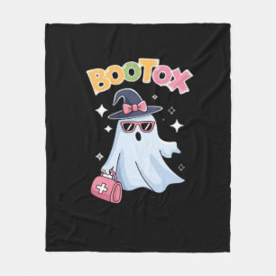 Aesthetician Botox Halloween Aesthetic Nurse Plast Fleece Blanket