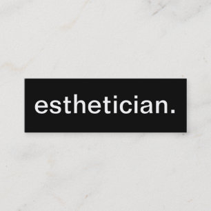 Aesthetician Business Card