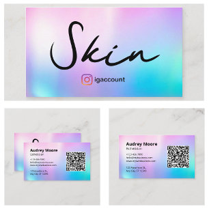 Aesthetician Business Card