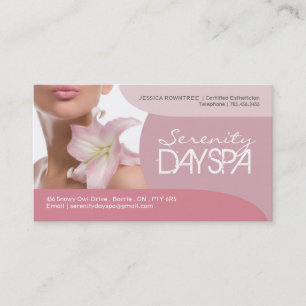 Aesthetician Business Card