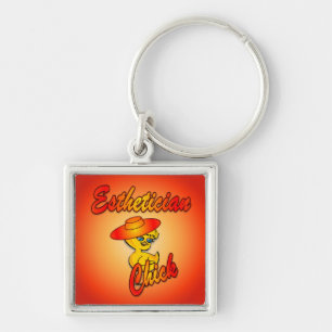 Aesthetician Chick #5 Key Ring