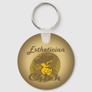 Aesthetician Chick #6 Key Ring