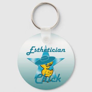Aesthetician Chick #7 Key Ring