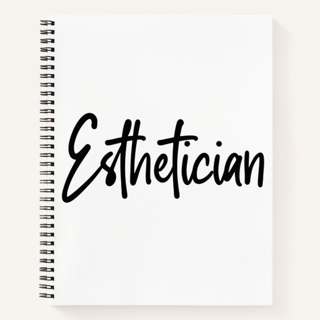 Aesthetician Cosmetologist Beautician makeup artis Notebook (Front)