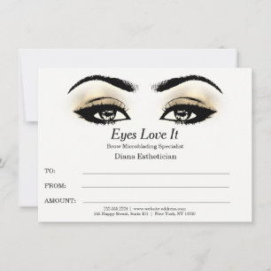 Aesthetician Lashes Beauty Makeup Certificate Gift