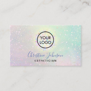 aesthetician logo business card