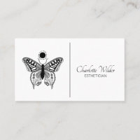 Aesthetician Skincare Butterfly Logo