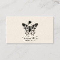 Aesthetician Skincare Butterfly Logo
