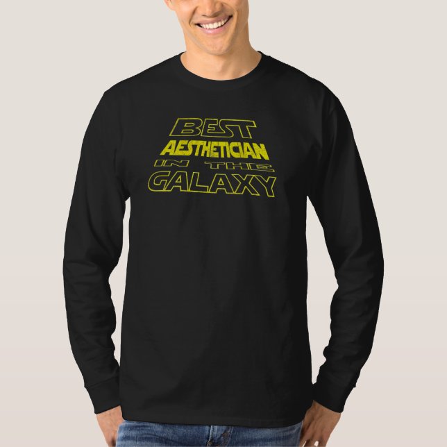 Aesthetician  Space Backside Design T-Shirt (Front)
