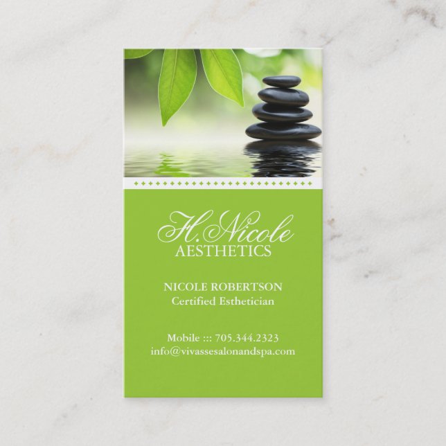 Aesthetics Business Card (Front)