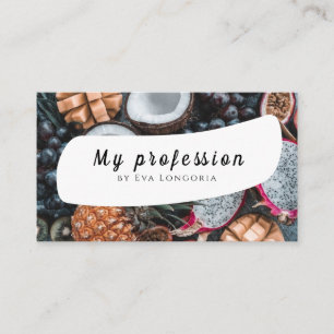 Aesthetics Vegetables illustration Business Card