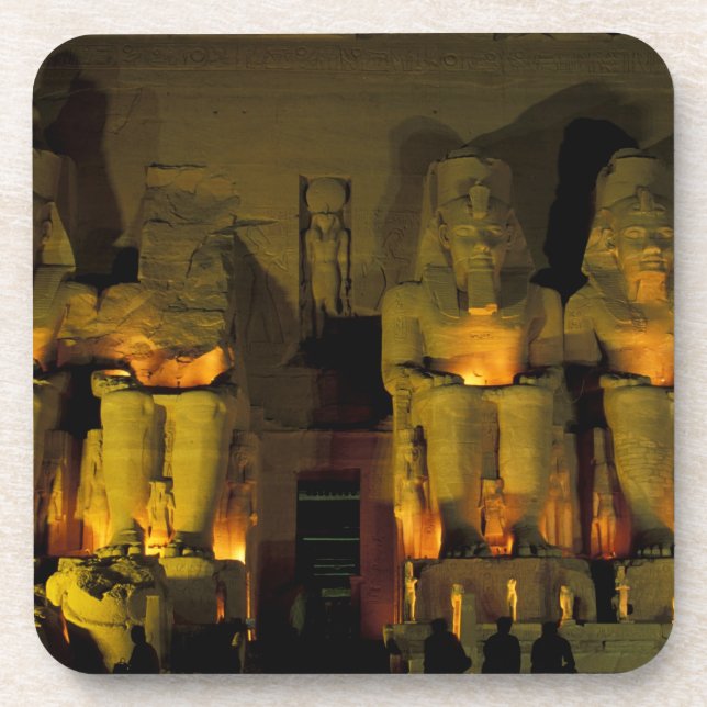 AF, Egypt, Abu Simbel. Colossal Figures of Coaster (Front)
