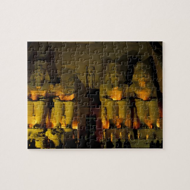 AF, Egypt, Abu Simbel. Colossal Figures of Jigsaw Puzzle (Horizontal)