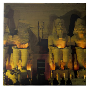 AF, Egypt, Abu Simbel. Colossal Figures of Tile