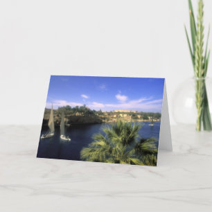 AF, Egypt, Upper Egypt, Aswan. River Nile, Card