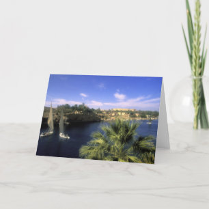 AF, Egypt, Upper Egypt, Aswan. River Nile, Card