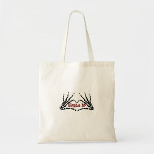 Af Skeleton Hands Heart Moody Aesthetic Tote Bag
