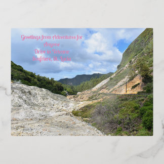 AFA Drive in Volcano Postcard