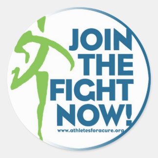 afac_stickers_running classic round sticker