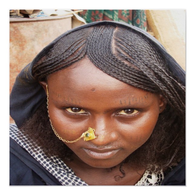 Afar Girl 20" x 20", Poster Paper (Semi-Gloss) (Front)