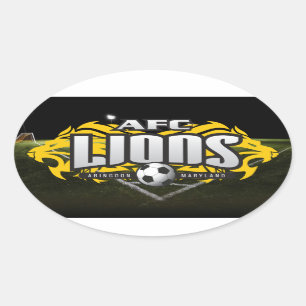 AFC Lions oval decal Sticker