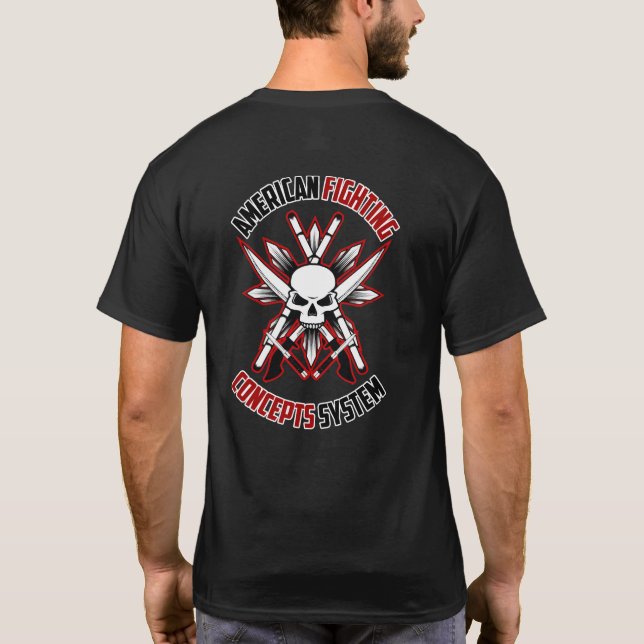 AFCS Skull & Knives Shirt (Back)