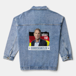 Afd Höcke For German Chancellor Pro Afd Björn Höck Denim Jacket