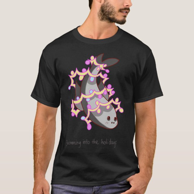 Affectionate Aquatic Glow T-Shirt (Front)