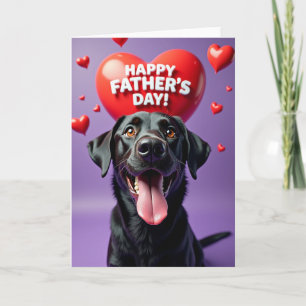 Affectionate Canine Dad Card