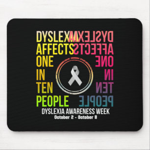 Affects One In Ten People - Dyslexia Awareness Wee Mouse Pad