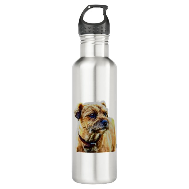Affen Border Terrier  710 Ml Water Bottle (Front)