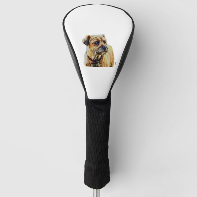 Affen Border Terrier  Golf Head Cover (Front)
