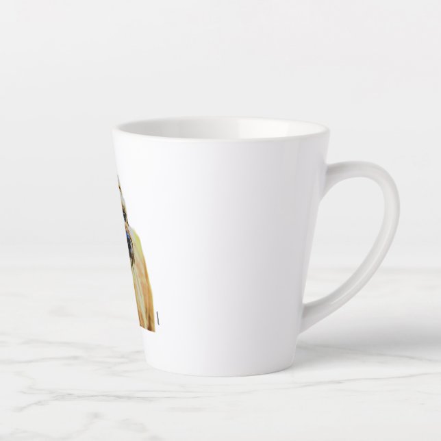Affen Border Terrier  Latte Mug (Right)