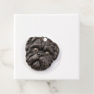 Affenpinscher 3D Inspired Favour Tags