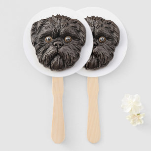 Affenpinscher 3D Inspired Hand Fan