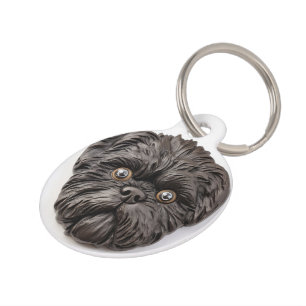 Affenpinscher 3D Inspired Pet Tag