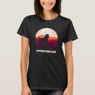 Affenpinscher And Moon Halloween 1 T-Shirt